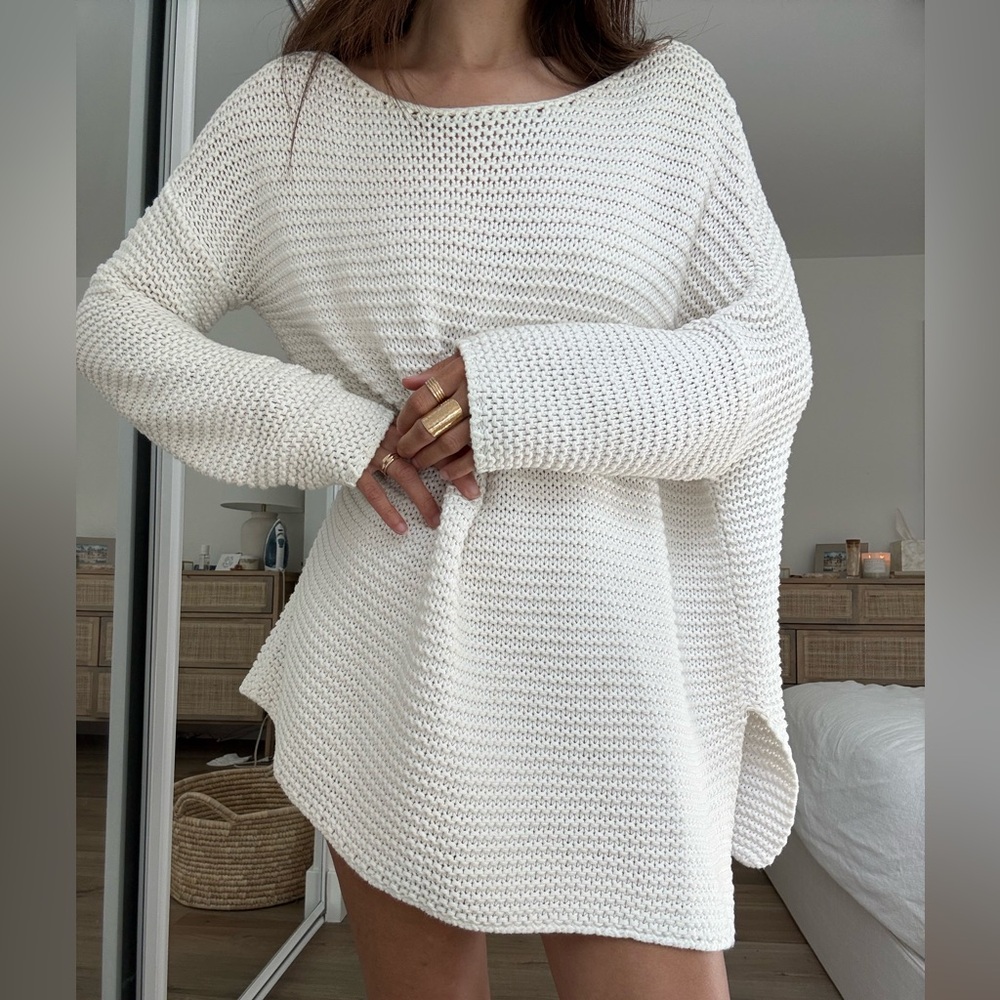 Zara Knit 100% Cotton Sweater